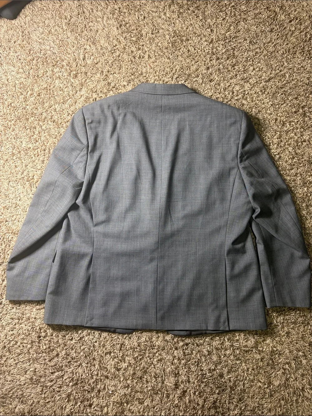 Lauren Ralph Lauren Men’s Blazer 50R Gray 100% Wool Natural Stretch 2 Button